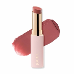Jouer Balm Bouche Demi-Matte Lip-Sensualité​ - Tinted Lip Balm - Hydrating Lip Tint Long Lasting - Matte Lip Color - Jojoba Seed Oil and Shea Butter Formula