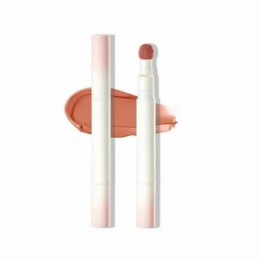 Judydollll Cushion Lip Powder Cream, Matte Air Cushion Lip Cream, Long Lasting Waterproof Lippie, Velvet Matte Lipstick (#N20)