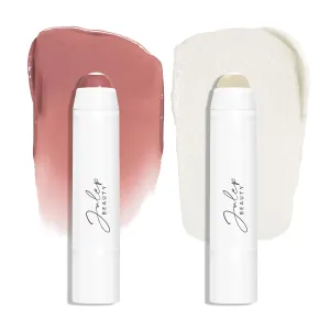 Julep It's Balm: Tinted Lip Balm   Buildable Lip Color Duo - Vintage Mauve, Sheer Iridescence - Natural Gloss Finish - Hydrating Vitamin E Core - Vegan