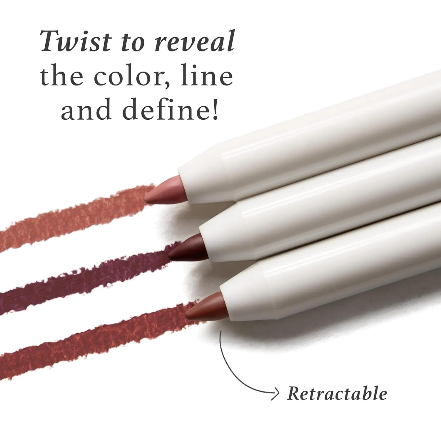 Julep With a Trace Retractable Creamy Long-Lasting Lip Liner, Black Cherry