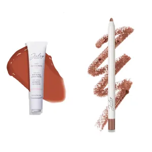 Julep With a Trace Retractable Long-Lasting Lip Liner, Sweet Truffle & 24/7 Lip Treatment - Lip Balm   Sleeping Mask, Act Natural
