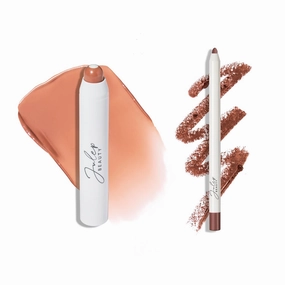 Julep The Perfect Pair 2pc Set: It's Balm Tinted Lip Balm Almond Nude and With a Trace Retractable Creamy Long-Lasting Lip Liner, Nostalgic Neutral