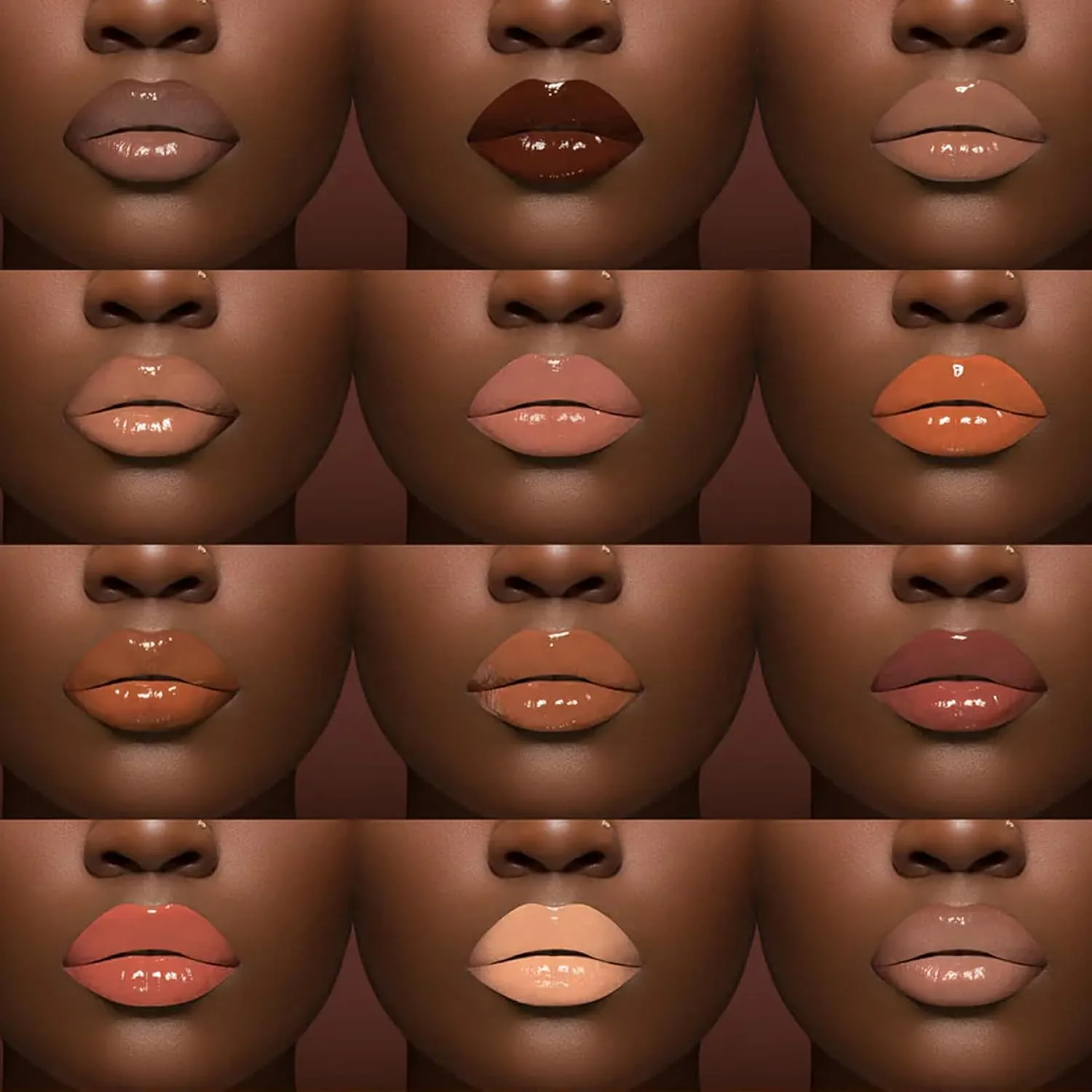 Juvia's Place Coffee Shop Lip Gloss - Chocolate Drip - Hydrating Butter Lip Gloss for Women, Long-Lasting Shine, Moisturizing Glass-like Finish, Plumping Non-sticky Lip Gloss, Suitable for every vibe