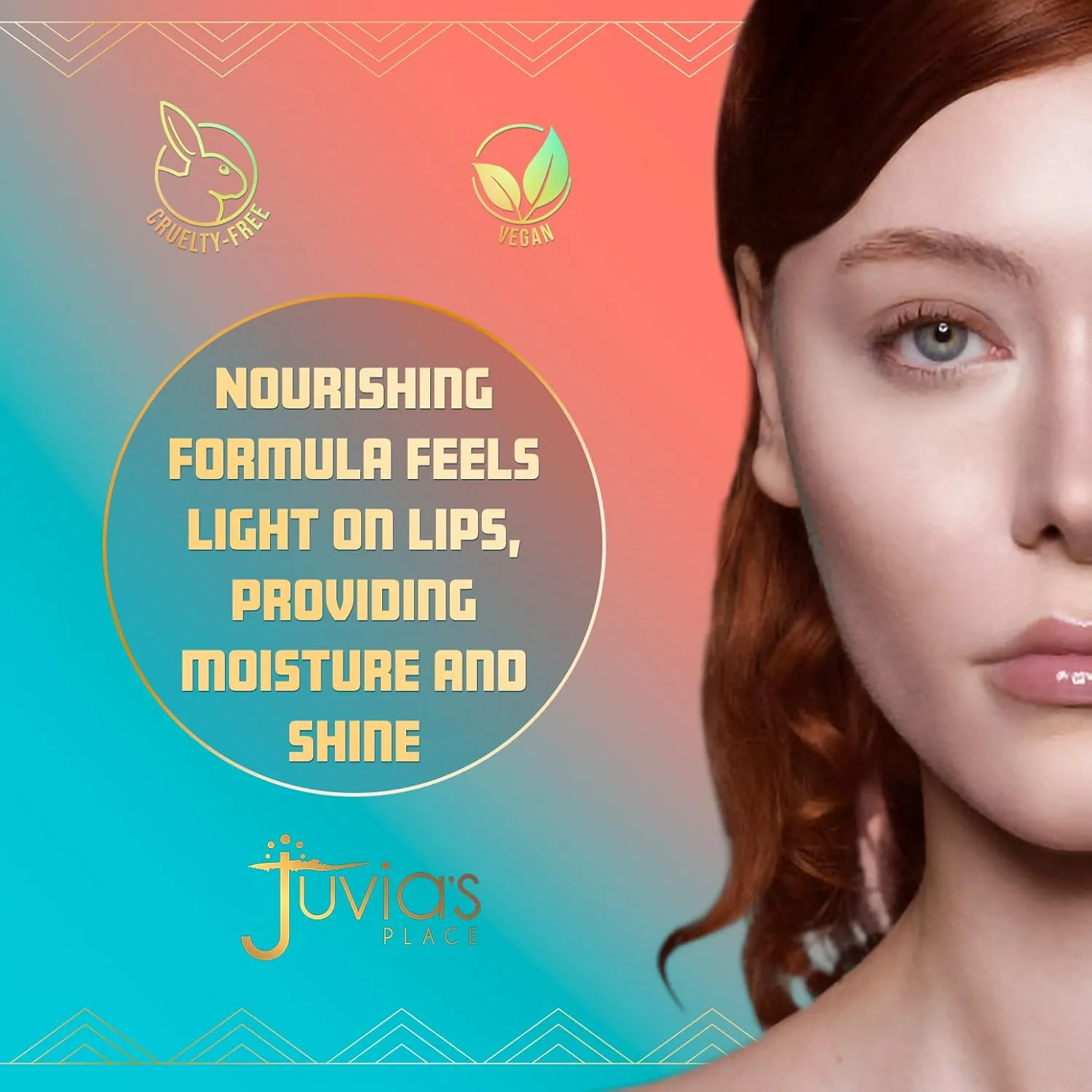 Juvia's Place The Nubian Nourishing Lip Balm | Peppermint – Moisturizing Lip Chap, Long-Lasting Hydration with Baobab, Manketti, Sunflower and Jojoba Oils, Vegan & Cruelty-Free - 0.6oz