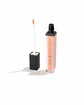 Juwel Cosmetics Luminizing Lip Gloss, Tinted Lip Gloss for Dry Lips, Smooth Finish Moisturizing Lip Gloss with Beeswax, Castor Oil and Vitamin E, Vegan, Allure