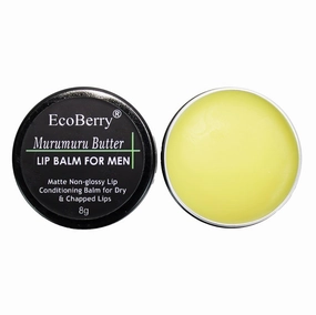 JVNX Murumuru Butter Lip Balm For Men Dry, Chapped Lips, Non-shiny Moisturizing, Conditioning, Natural Enriched with Cocoa butter & Vitamin E, Mineral Oil Free, Preservative Free, Veg
