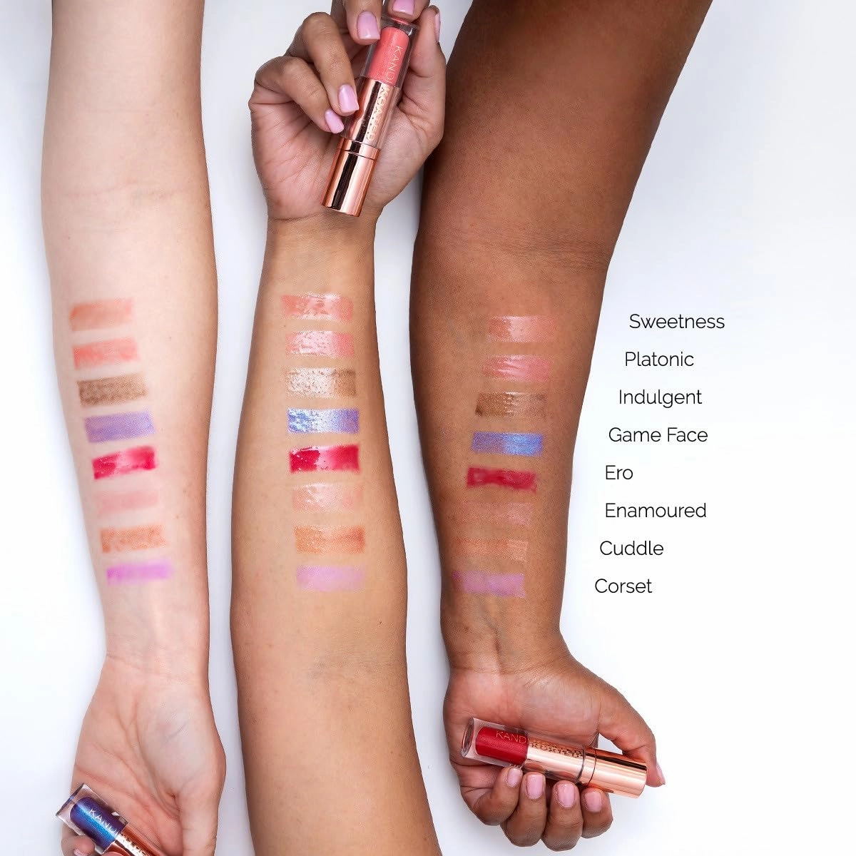 Kandi Koated Glaze Illuminating Lip Shine [Enamoured] Lip Gloss | Hydrating Lip Glaze with Paraben-Free, Cruelty-Free Formula, Sheer Color | Beauty & Makeup