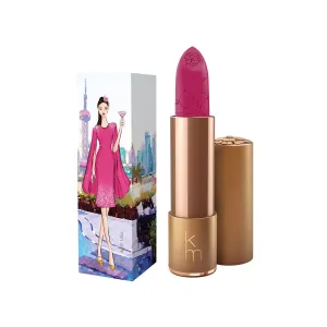 Karen Murrell - Natural Lip Stick 07 Fuchsia Shock - Pink Lipstick - Matte Finish, 100% Natural Ingredients, Moisturizes & Hydrates Lips - Paraben & Cruelty Free