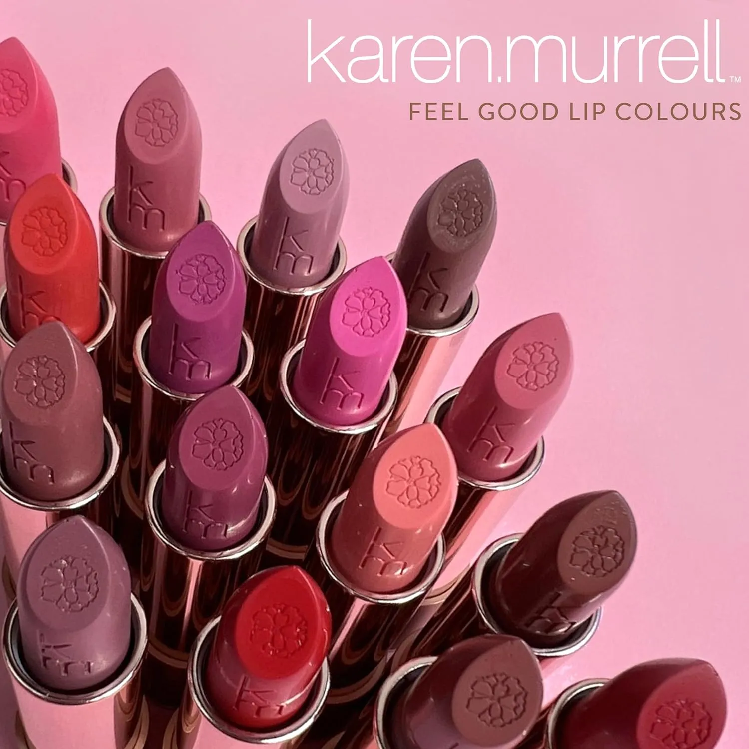 Karen Murrell - Natural Lip Stick 07 Fuchsia Shock - Pink Lipstick - Matte Finish, 100% Natural Ingredients, Moisturizes & Hydrates Lips - Paraben & Cruelty Free