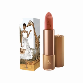 Karen Murrell - Natural Lip Stick 02 Cordovan - Nude Lipstick - Matte Finish, 100% Natural Ingredients, Moisturizes & Hydrates Lips - Paraben & Cruelty Free