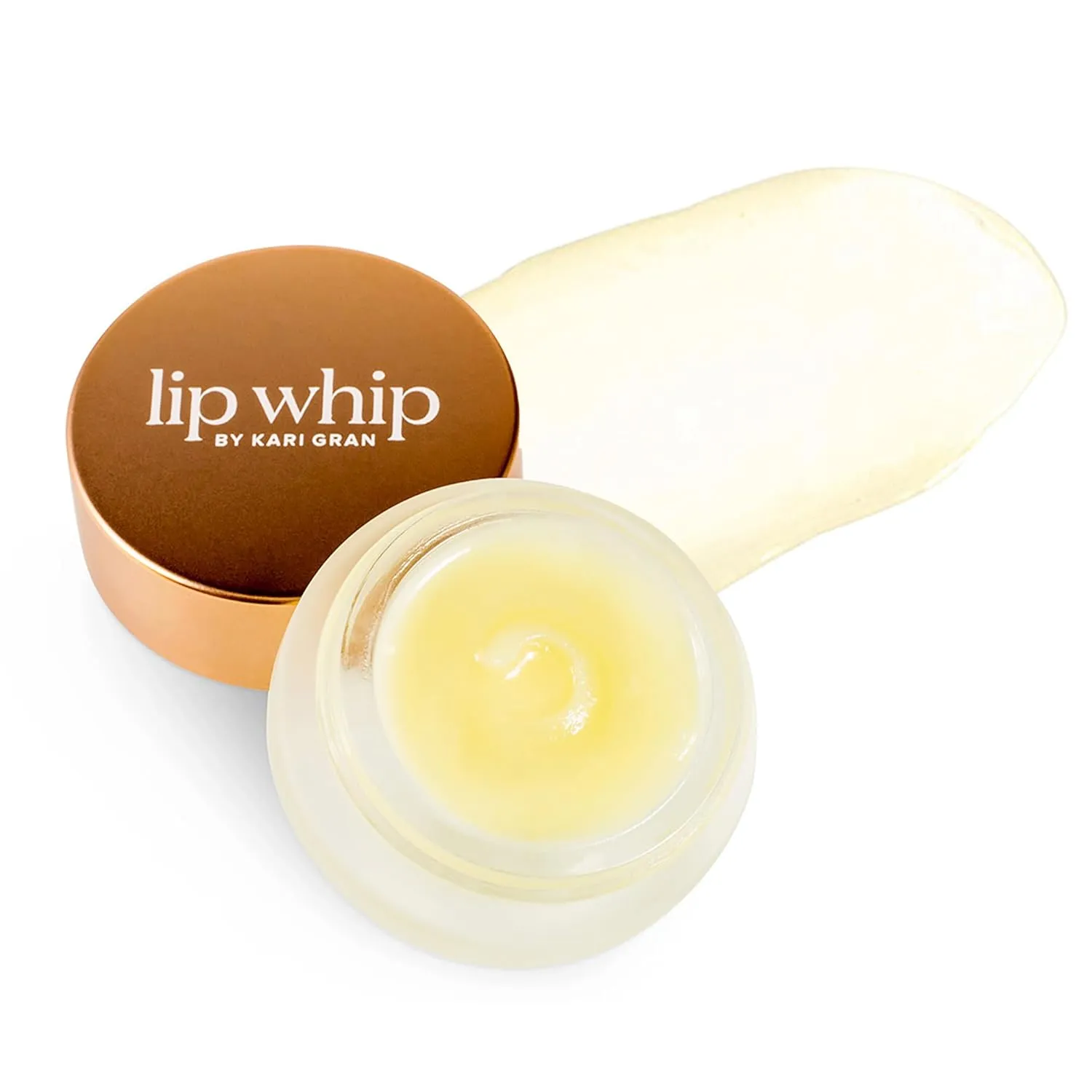 Kari Gran Lip Whip | Moisturizing Lip Balm with Organic Oils | Glossy Sheen   Peppermint | Rich Buttery Texture, Hydrates & Protects | Non-GMO, Organic Ingredients, Made in USA (Naked Peppermint)
