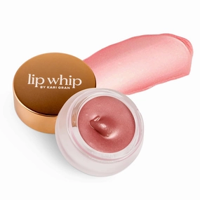 Kari Gran Lip Whip | Moisturizing Lip Balm with Organic Oils | Glossy Sheen   Peppermint | Rich Buttery Texture, Hydrates & Protects | Non-GMO, Organic Ingredients, Made in USA (Blush Peppermint)
