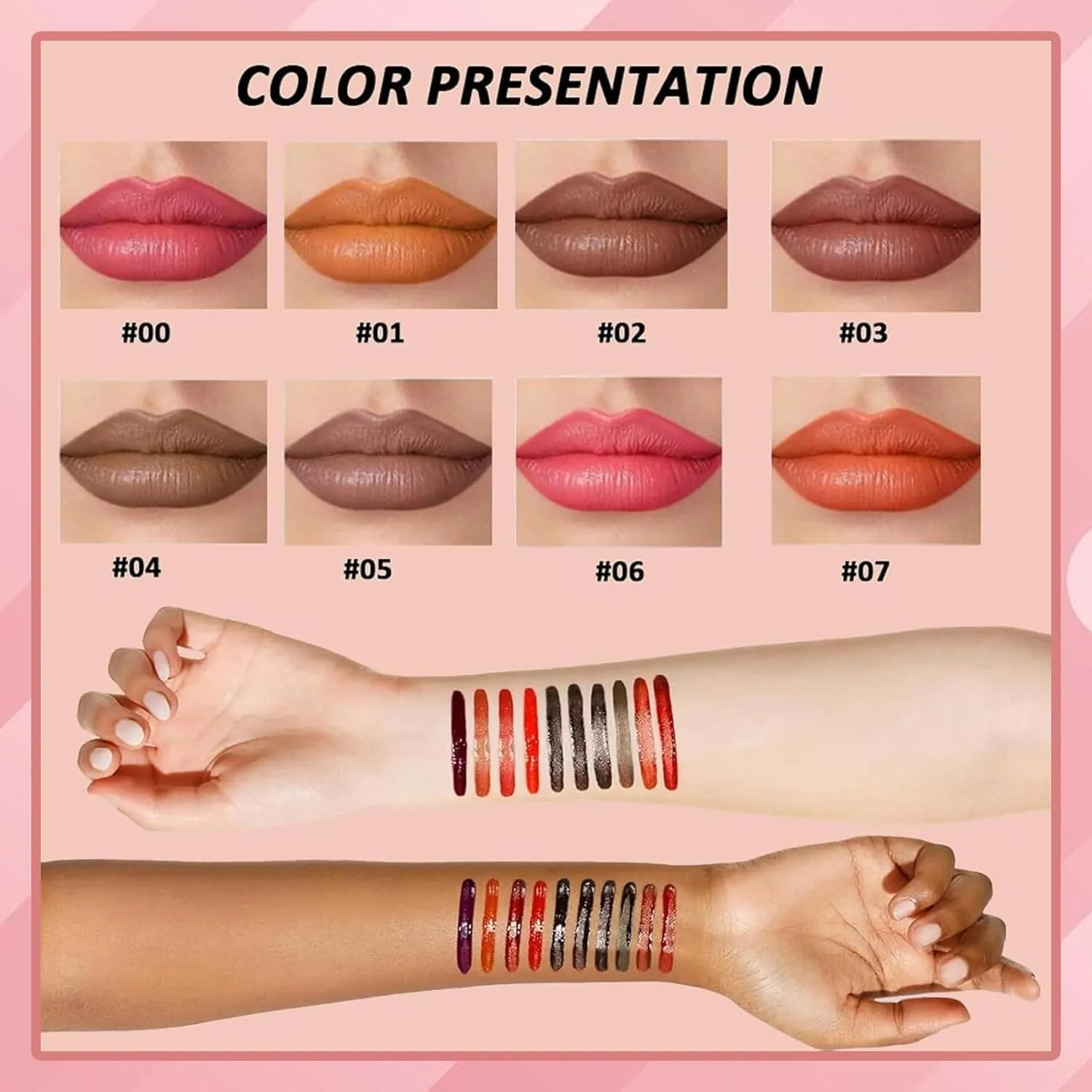Kassaria Lip Stain,Long Lasting Matte Lip Transfer Proof Lipstain Infused,Highly Pigmented Color Peel off Lip Stain with Matte Finish,Natural Waterproof Lip Liner Stay- Peel Off (00#)