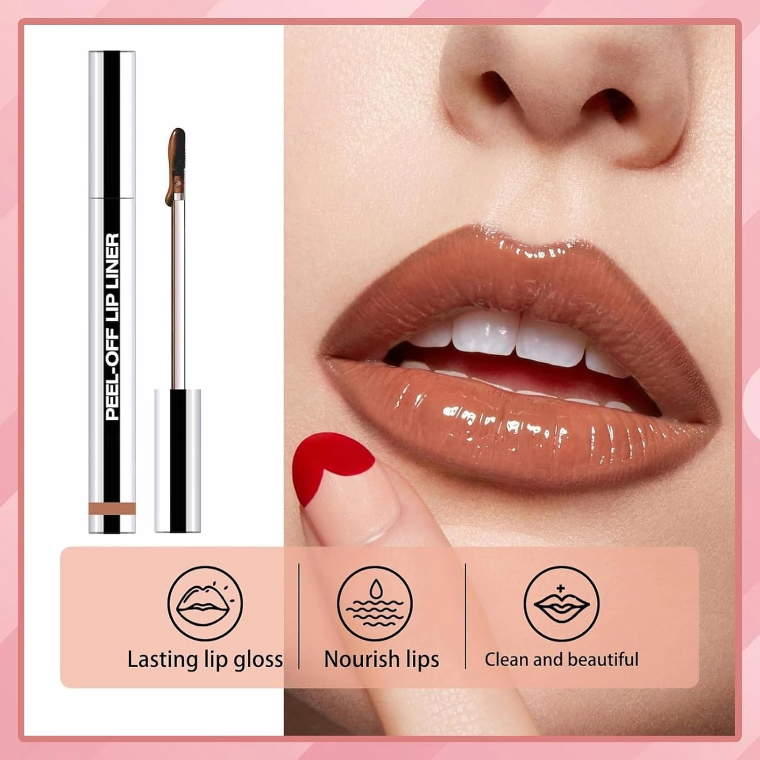 Kassaria Lip Tattoo, 8 Color Bundle - Kissvault Lip Tattoo, Transfer Proof Lipstain (2PCS-G)