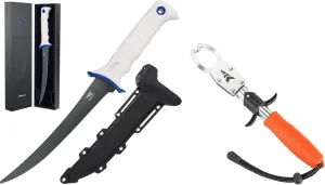 KastKing Spartacus Fillet Knife and Paradox 9" Lip Grip