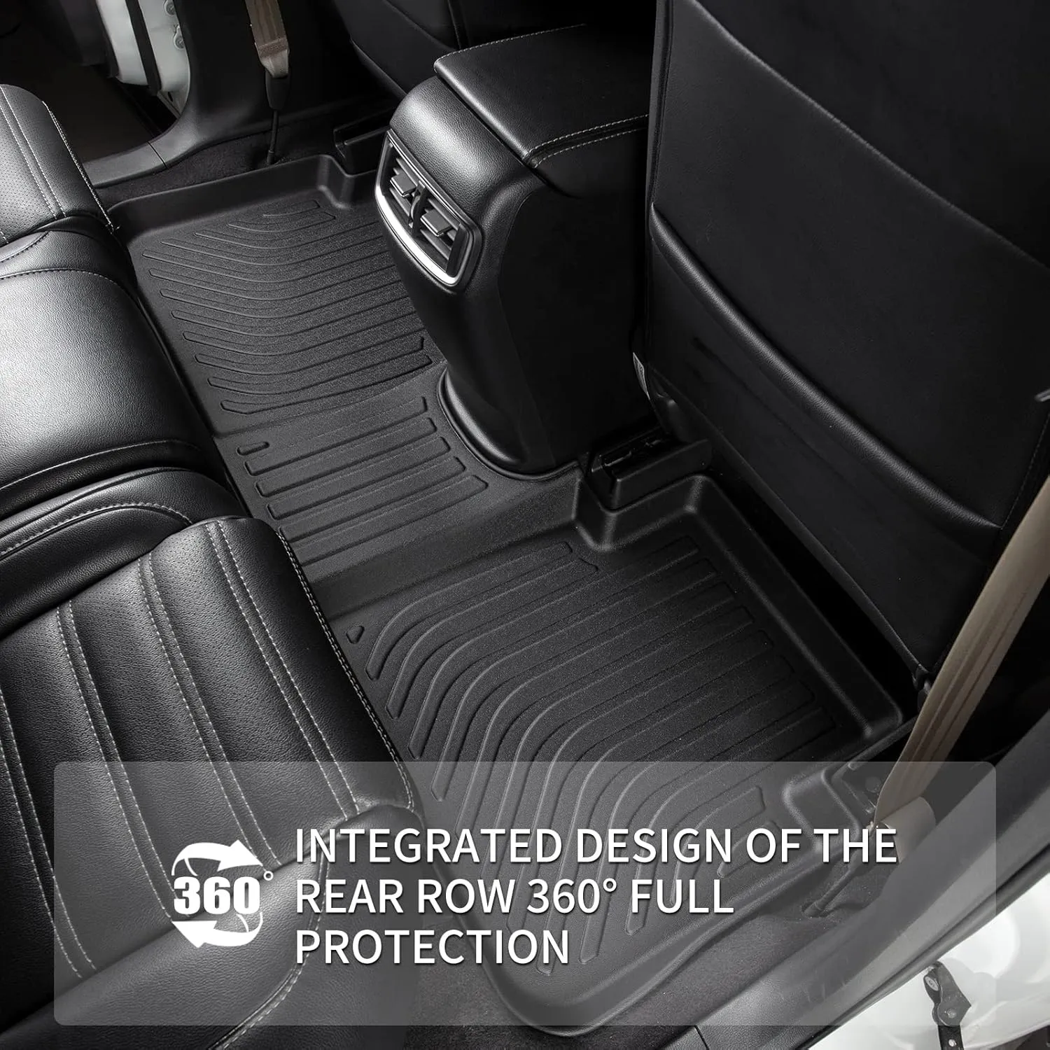 KELCSEECS All Weather Floor Mats & Cargo Liner Custom for Audi Q5 (Not for Q5 PHEV Models) 2025 2024 2023 2022 2021 2020 2019 2018 Car Mats Automotive Cargo Mat Floor Liners Trunk Mat Q5 Trunk Liner