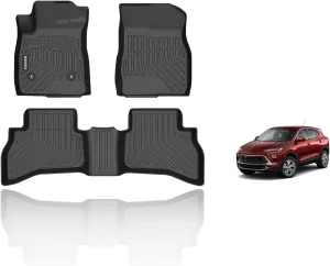 KELCSEECS® Floor Mats Custom for Buick Encore GX AWD 2020-2025 All Weather Protection TPE Floor Liners Front & Rear Row Full Set Encore GX Accessories Black