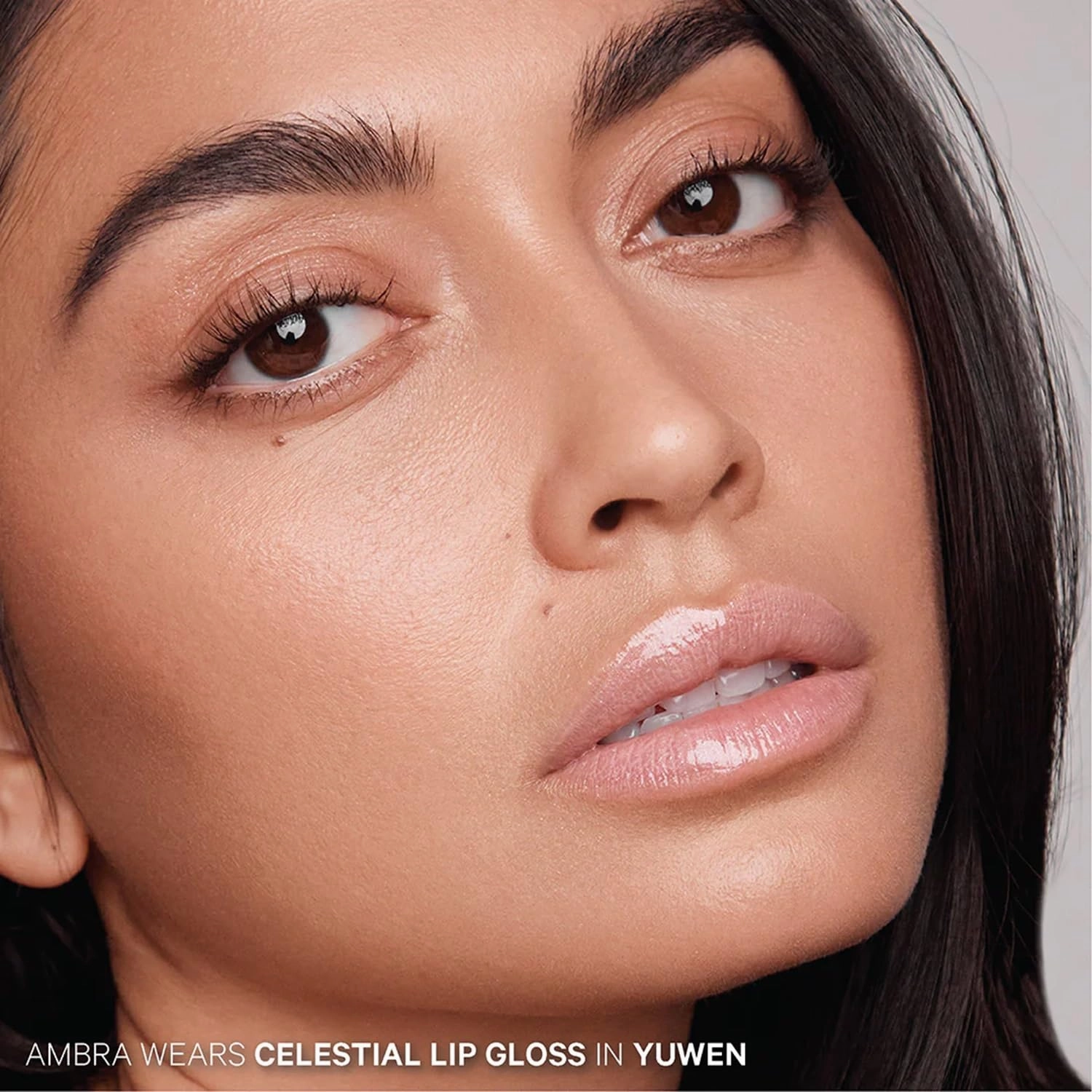 Kevyn Aucoin Celestial Lip Gloss, Yuwen (iridescent soft pink): Light reflecting shine & sheer. Precision makeup artist applicator. Hydrating, non-stick formula. Multi-dimensional 3D plumping effect.