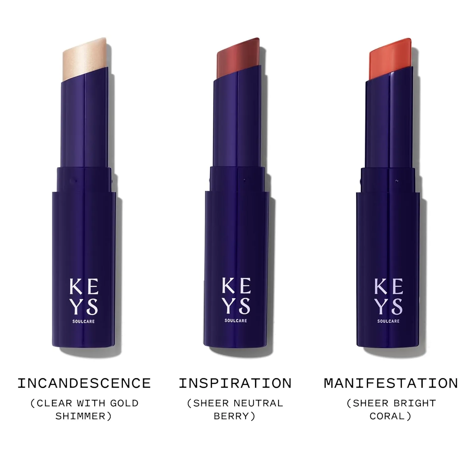 Keys Soulcare Comforting Tinted Lip Balm with Avocado Oil, Moisturizes, Smooths & Softens, Sheer Color, Smooth Silky Formula, Cruelty-Free 0.1 Oz