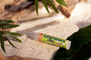 Kingfisher's Noni Lip Balm Mint,100% Natural Moisturizing Lip Balm, Ultra Hydrating Lip Care, Original Noni Oil & Virgin Coconut Oil, Fresh Mint Flavor Lip Care (Pack of 2)