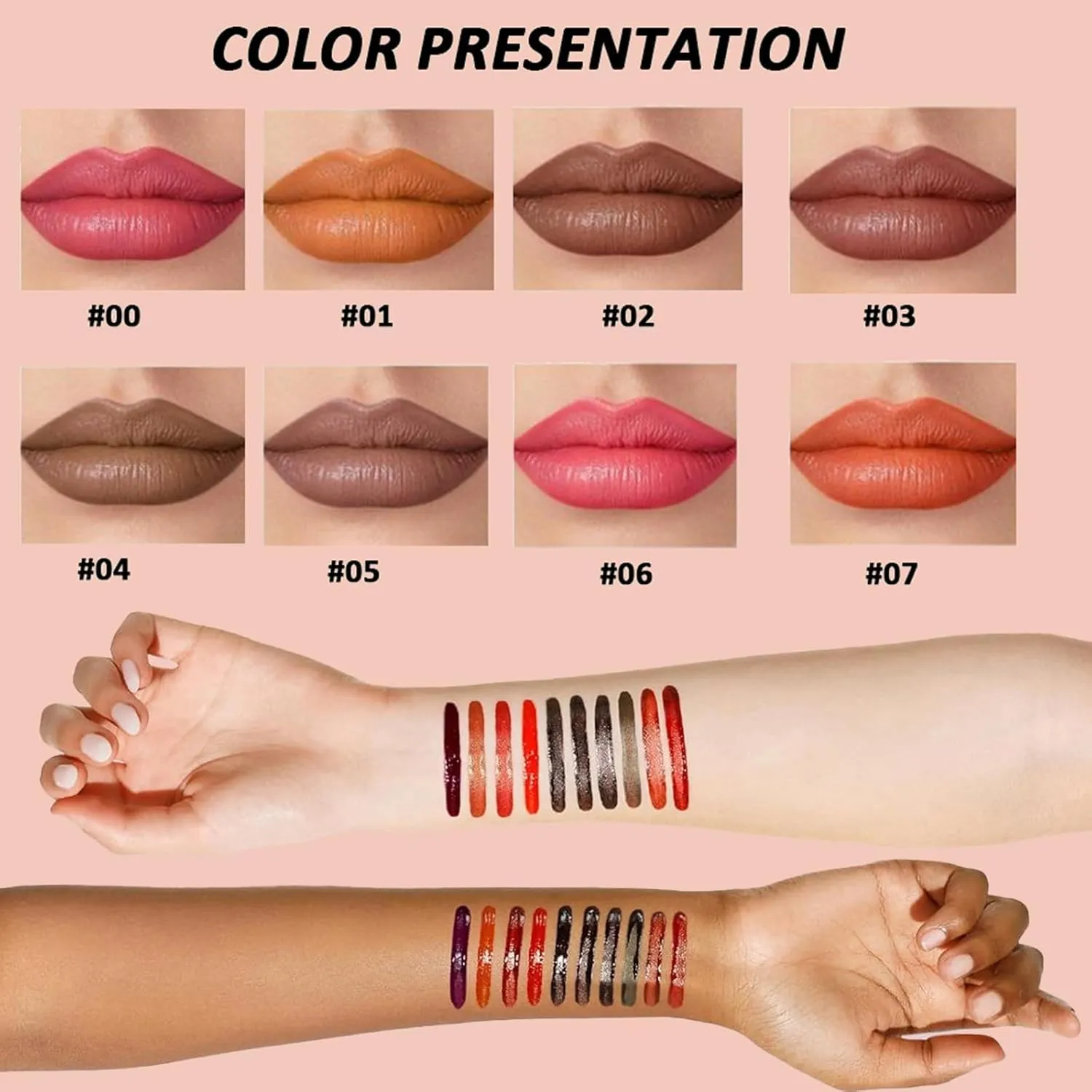 KissVault Lip Tattoo, Lip Stain Peel Off, Long Lasting Plumper Peel off Lip Stain, Lip Tint Stain, Gift Makeup for Women Girls (00#Pink)