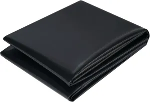 KLEWEE Pond Liner, 4 x 7ft 20 Mil Small Pond Liners, Black Heavy LDPE Duty Pond Liners for Outdoor Ponds, Waterfall, Stream, Fountains