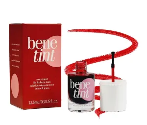 Korean Style Liquid Lip and Cheek Tint with Watermelon, Strawberry, Tomato Extracts - Rose Fragrance & Long-lasting High-Glossy Finish Smudge & Waterproof Cheeks Blusher for Women