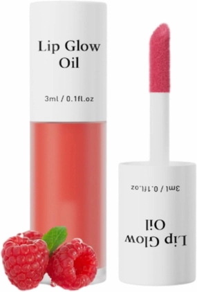 Korean Lip Oil The Color Lasts All Day, Korean Vegan Lip Oil, Hydrating Lip Glow Oil, Tinted Moisturizing Glow Reviver Lip Oil, Korean Lip Tint, Revitalizing for Dry Lips