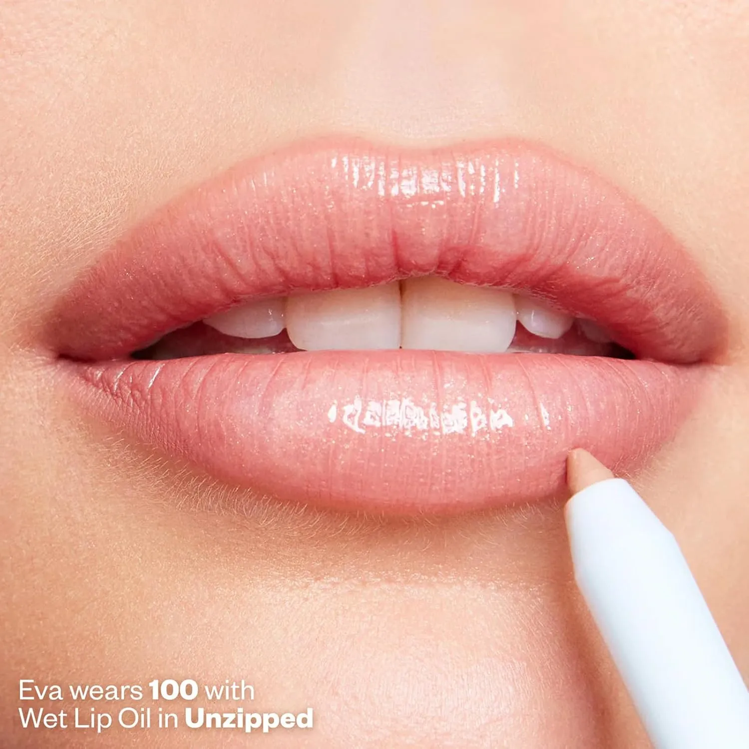 Kosas Hotliner Retractable Lip Liner Pencil with Built-In Brush & Sharpener - Easy Contouring, Hydrating, Long-Lasting - Pigmented Creamy Texture for Plumping Lips - Hyaluronic Acid & Konjac -100