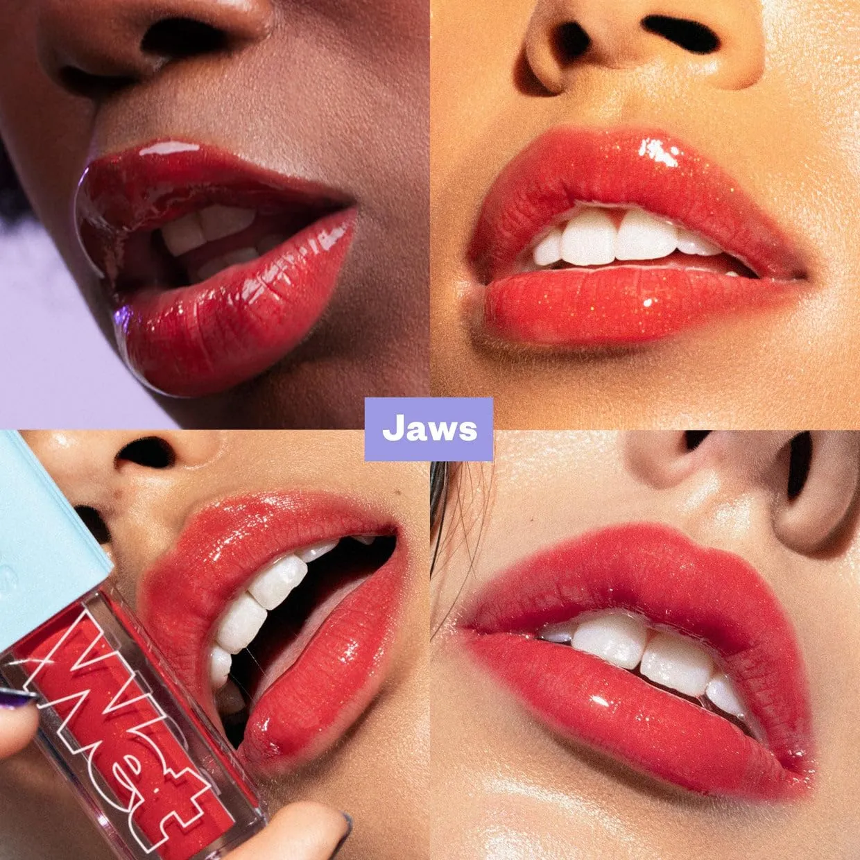 Kosas Wet Lip Oil Gloss - Hydrating Lip Plumping Treatment with Hyaluronic Acid & Peptides, (Jaws)