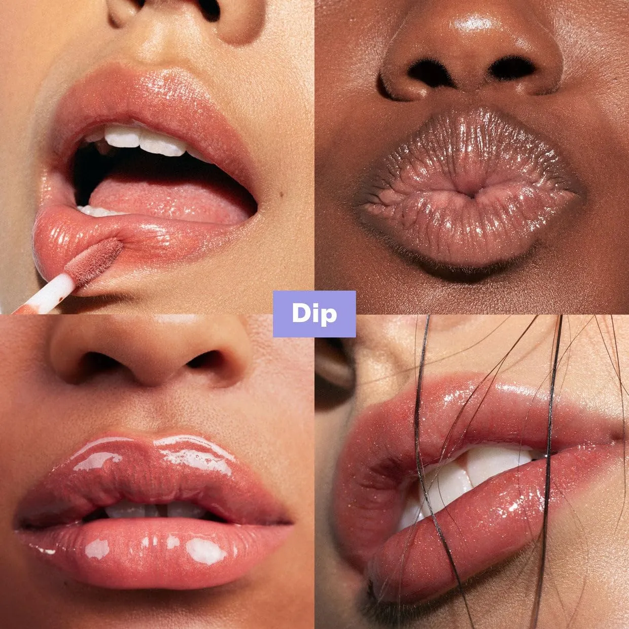 Kosas Wet Lip Oil Gloss - Hydrating Lip Plumping Treatment with Hyaluronic Acid & Peptides, Non-Sticky Finish (Dip)