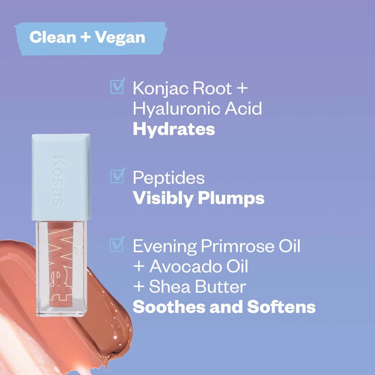 Kosas Wet Lip Oil Gloss| Juicy, Plumping Treatment, (Revealed)