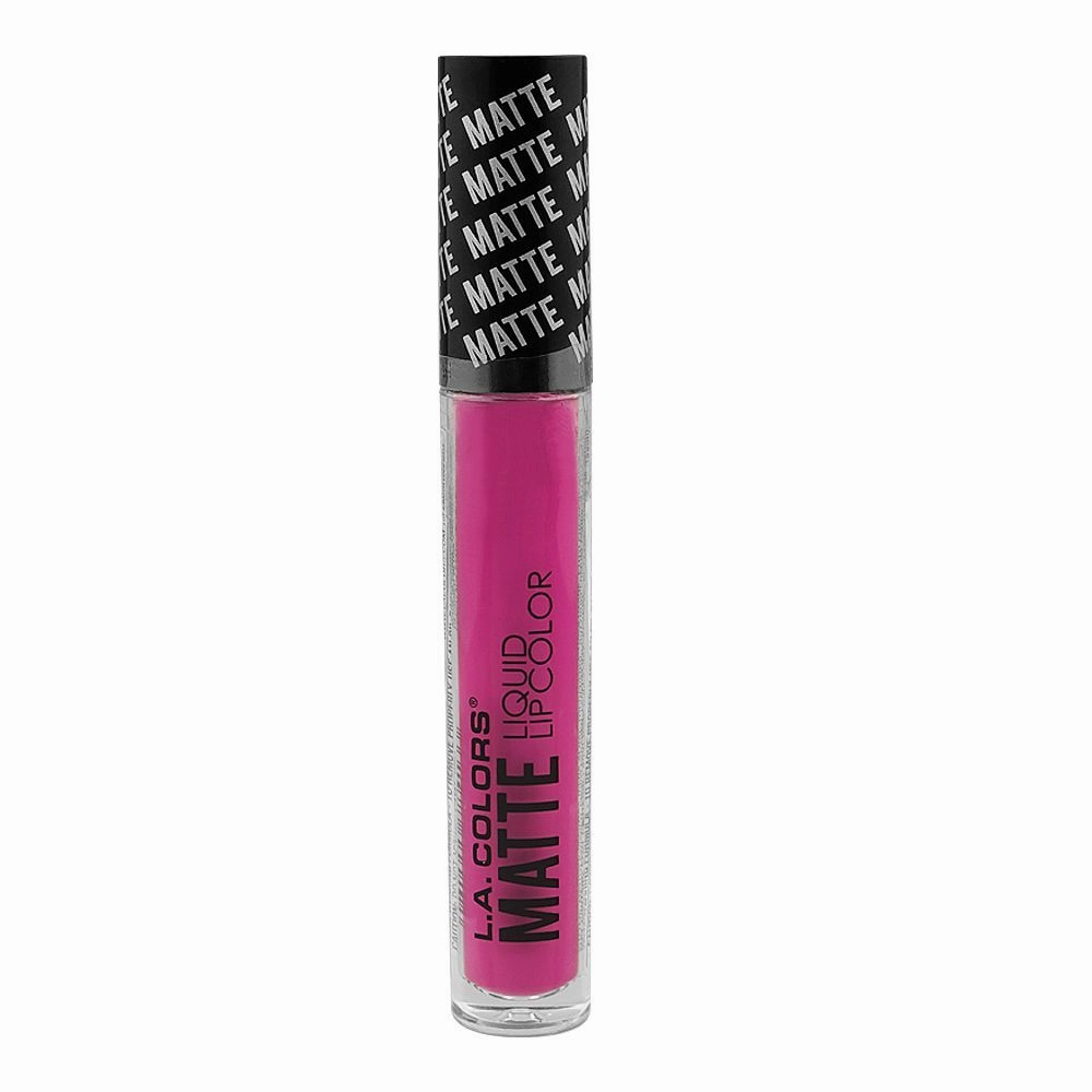 L.A. Colors Matte Lip Color Liquid Lipstick, 4g, CLG4013 Pampered