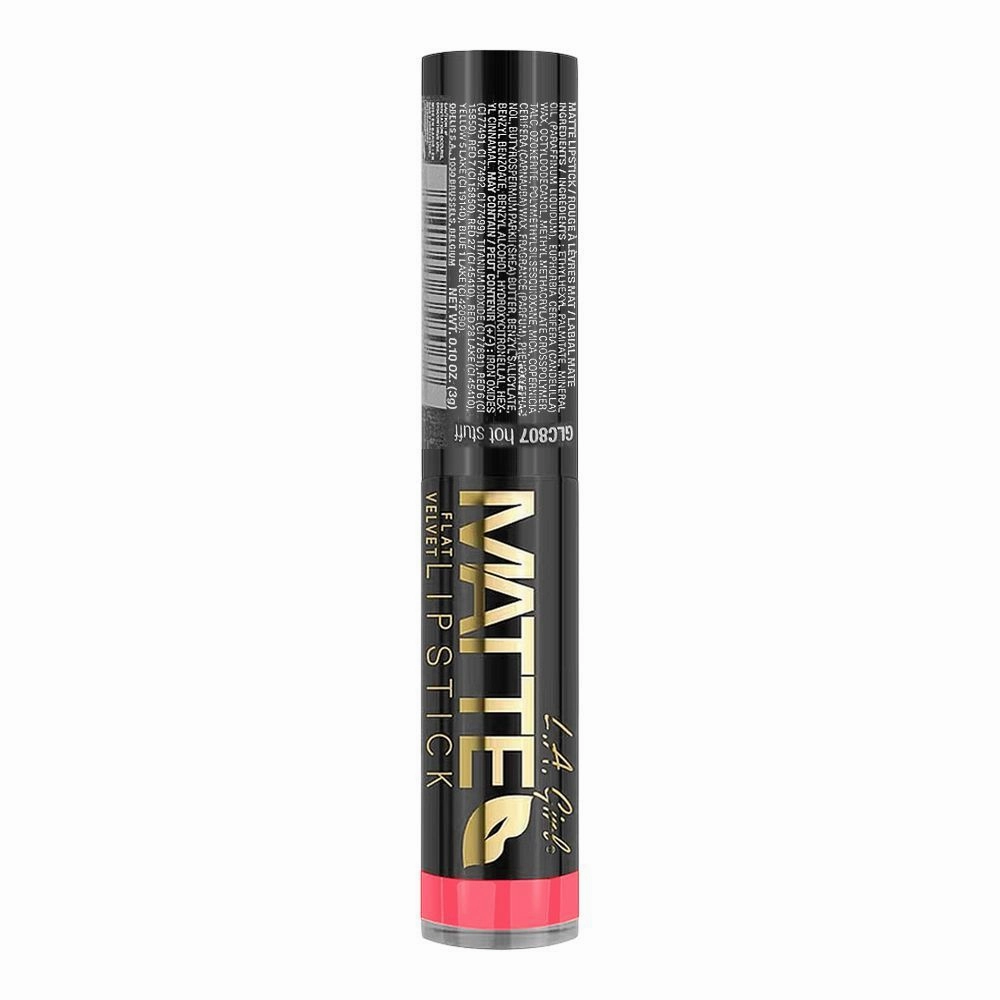L.A. Girl Matte Flat Velvet lipstick, GLC807 Hot Stuff