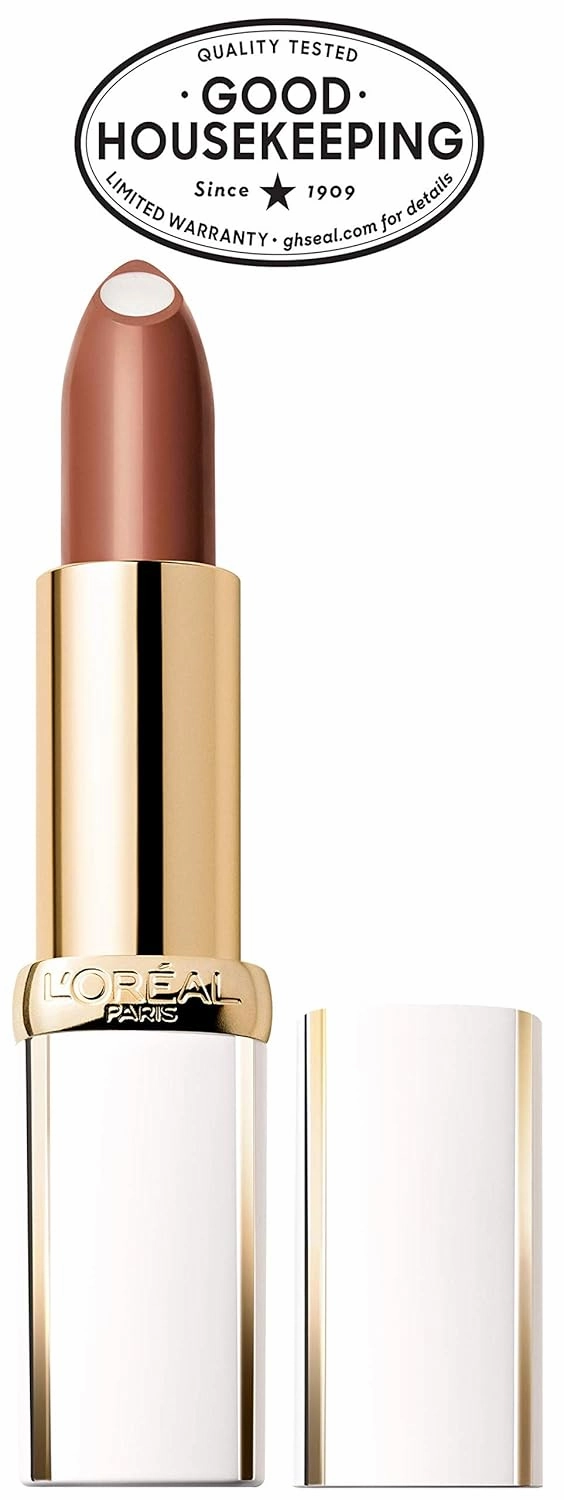 L’Oréal Paris Age Perfect Luminous Hydrating Lipstick   Nourishing Serum, Brilliant Brown, 0.13 oz.