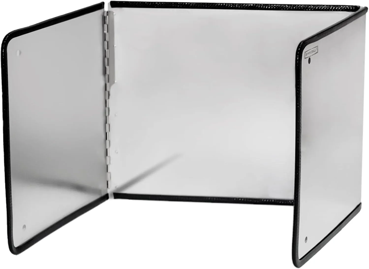 Large 3 Sided Splatter Guard for Frying Stove Top,Oil Splash Guard Cooking for Stove,Non Stick Foldable Splatter Screen for Stove Top (Silver)
