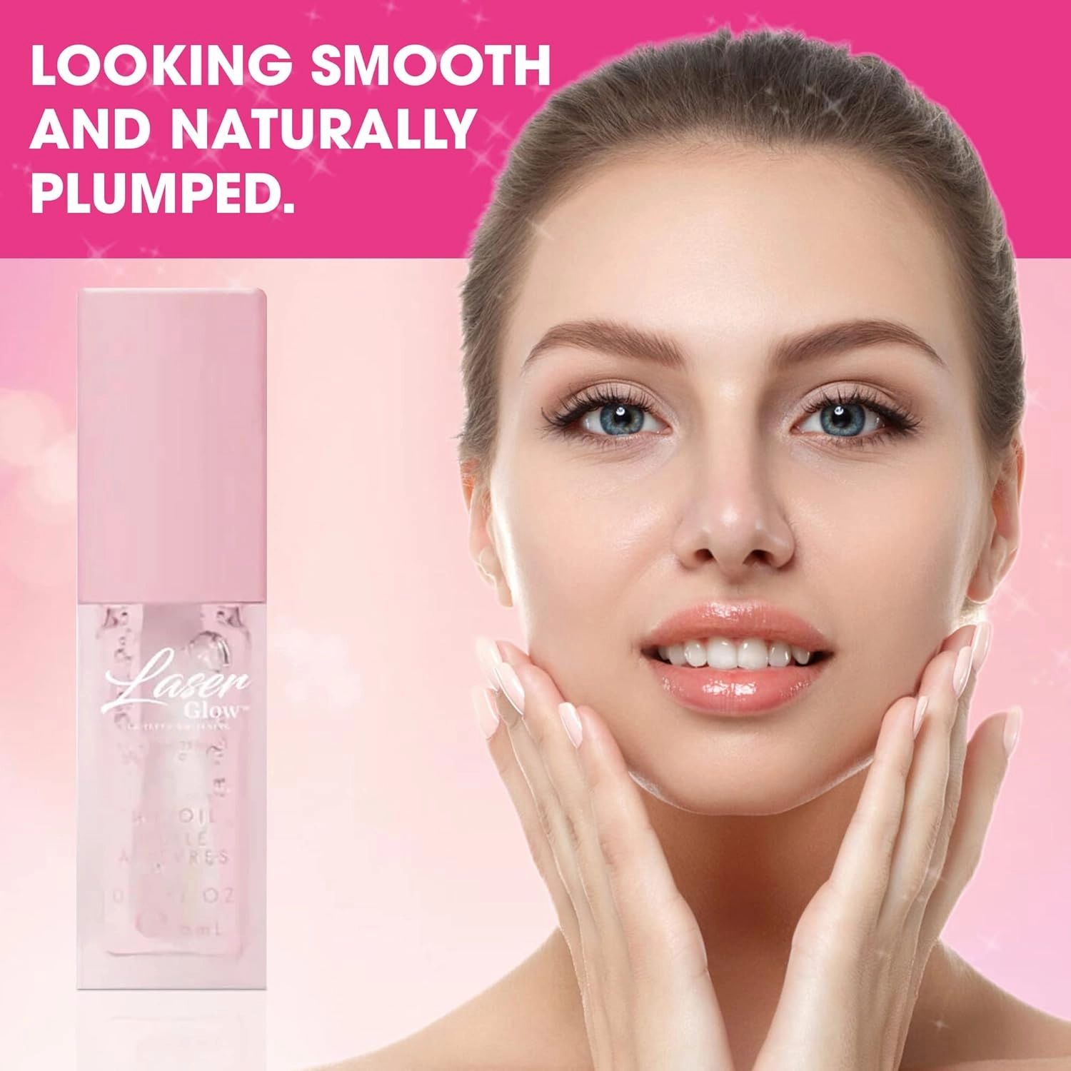 Laser Glow Lip Oil Hydrating & Lip Care Moisturizing and Softening Long Lasting Nourishing Non Sticky Lip Plumper 6ml/0.2oz. (Mint)