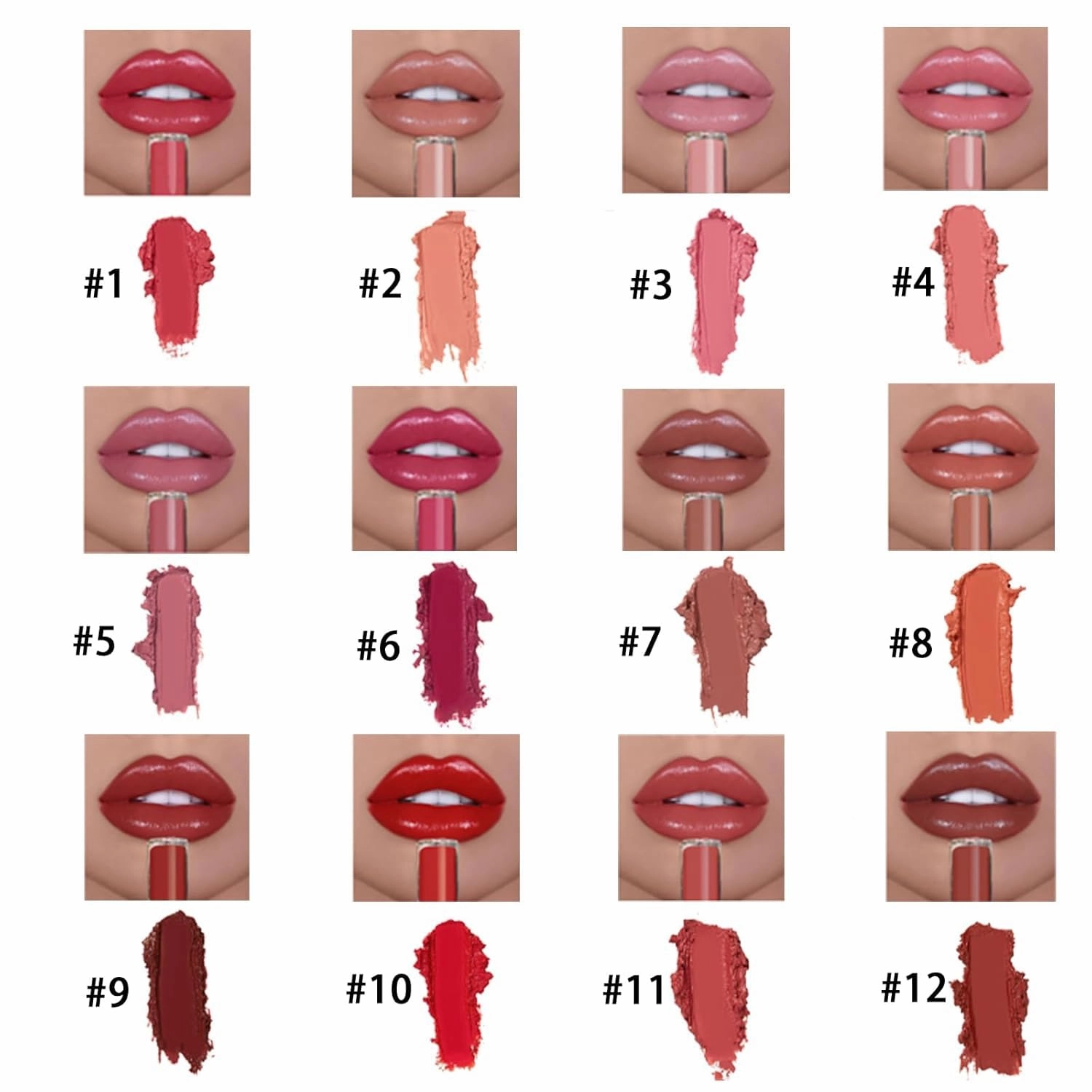 Lassi Lips Staining Lip Oil - Long-Lasting Moisturizing Tinted Lip Oil with Sheer Color, Non-Sticky Formula & High-Shine Finish (A4*2)