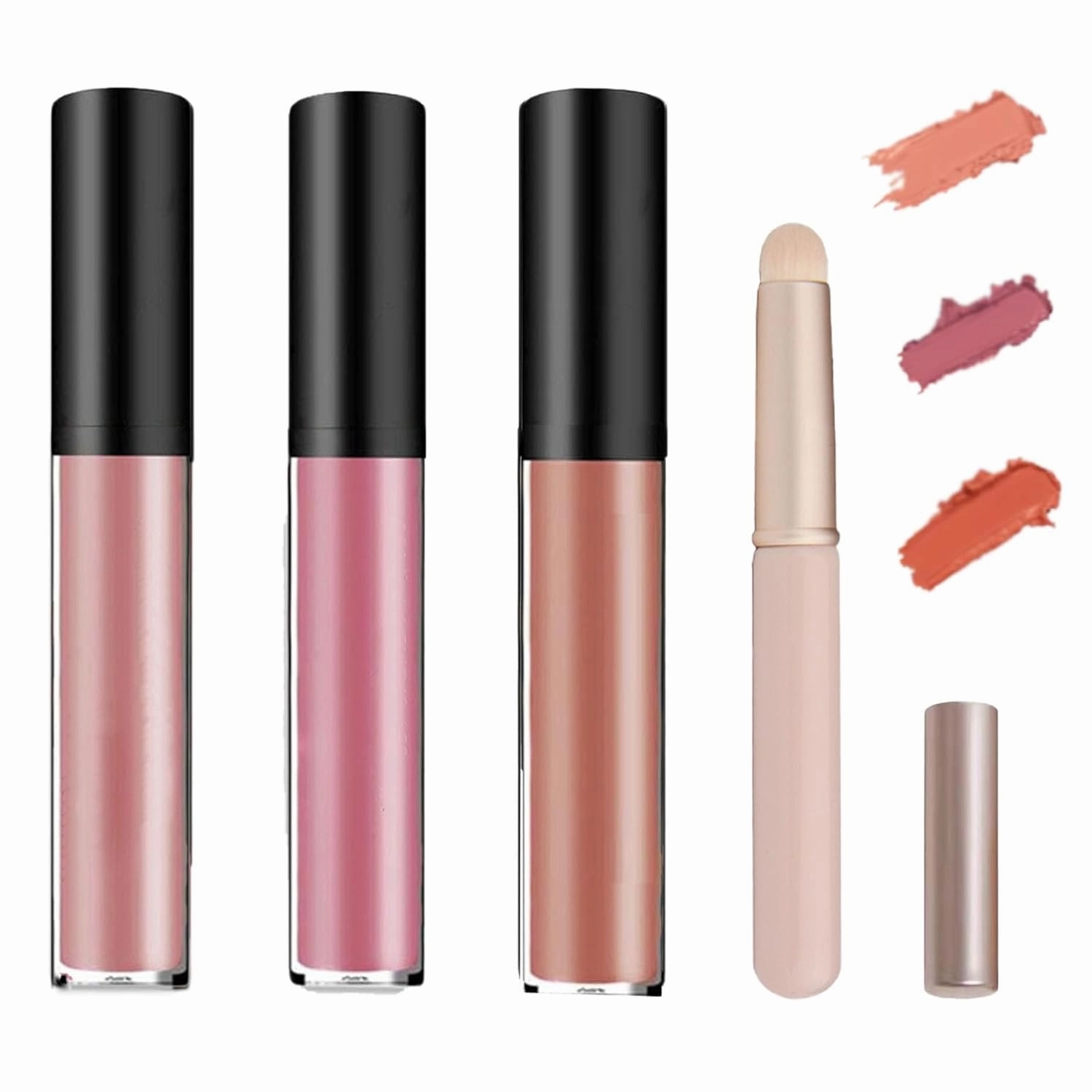 Lassi Lips Staining Lip Oil, Lassi Lips Staining Long-Lasting Moisturizing Lip Oil Sweet for Women, 12 Colors Cream Texture Lipstick Waterproof, Matte Liquid Lip Gloss Set (#2#5#8)