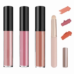 Lassi Lips Staining Lip Oil, Lassi Lips Staining Long-Lasting Moisturizing Lip Oil Sweet for Women, 12 Colors Cream Texture Lipstick Waterproof, Matte Liquid Lip Gloss Set (#2#5#8)