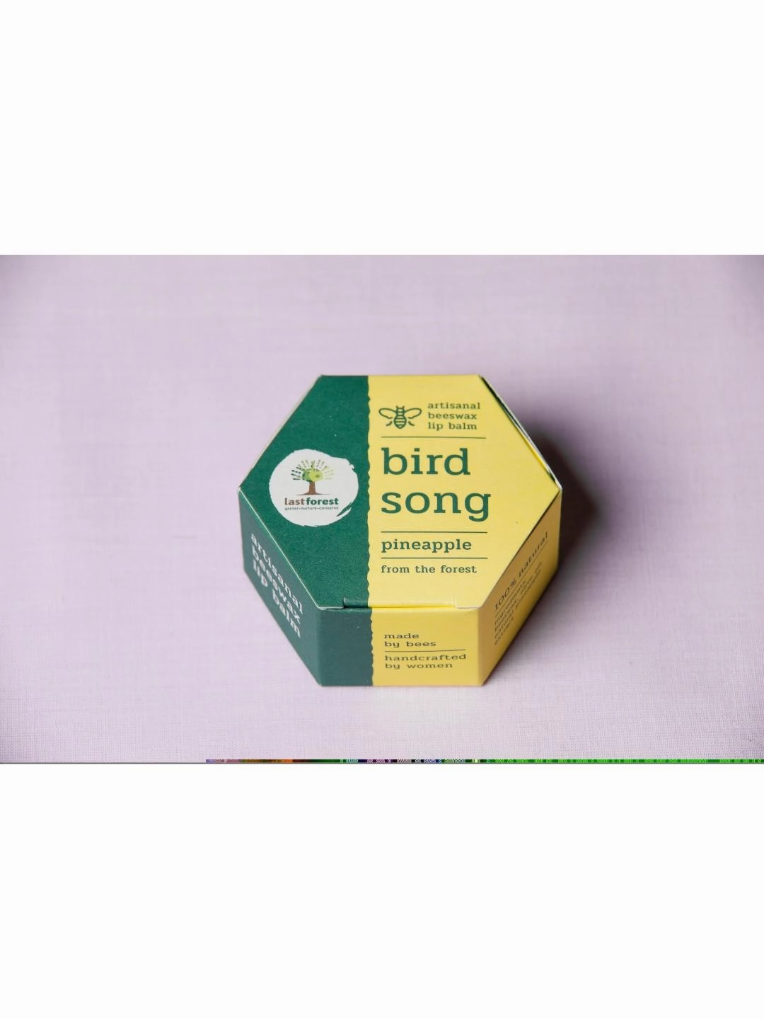 Last Forest Artisanal Handmade Beeswax Lip Balm Pineapple