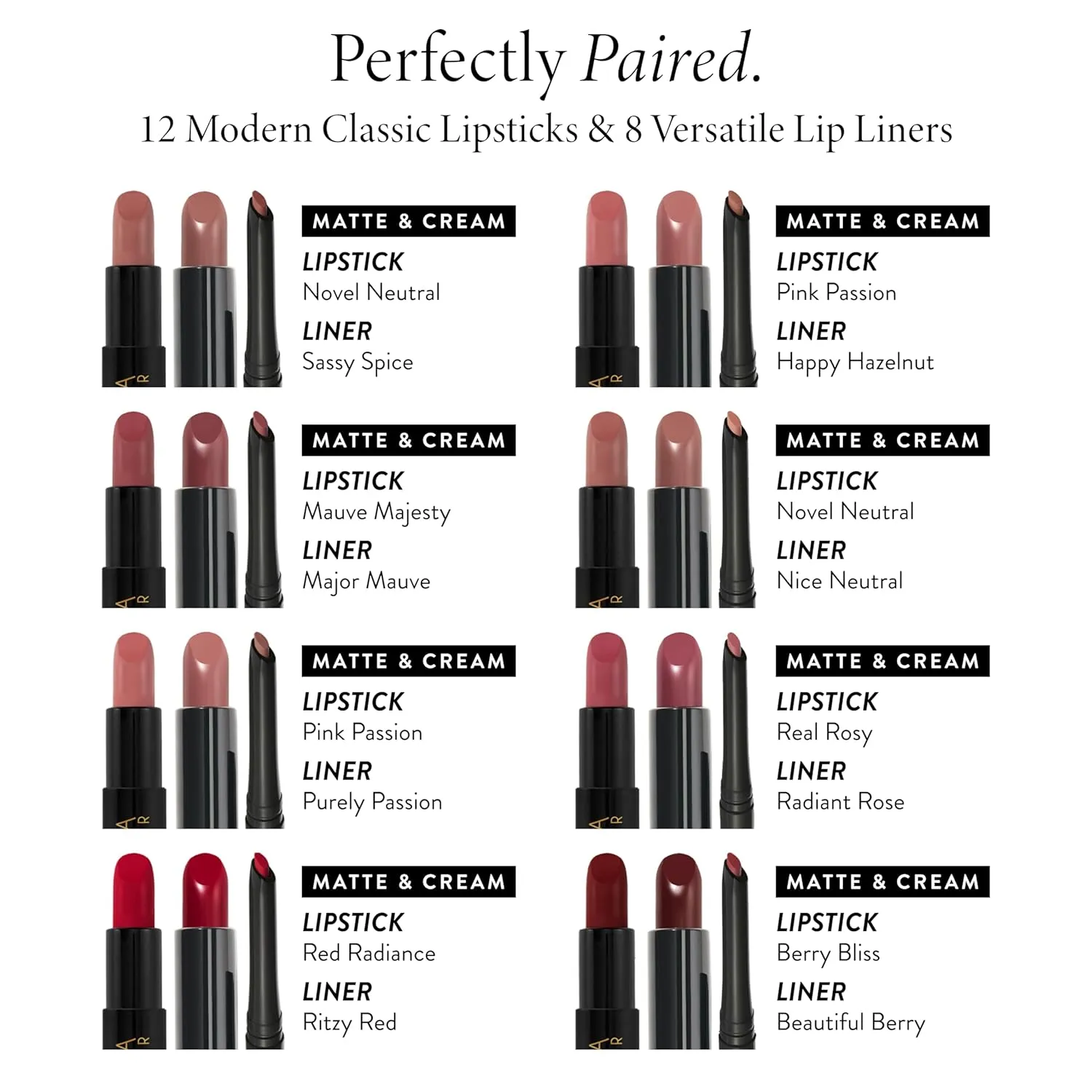 LAURA GELLER NEW YORK Modern Classic Lip Liner, Luxurious Creamy Long Lasting Lip Liner, Prevents Feathering and Fading, Beautiful Berry