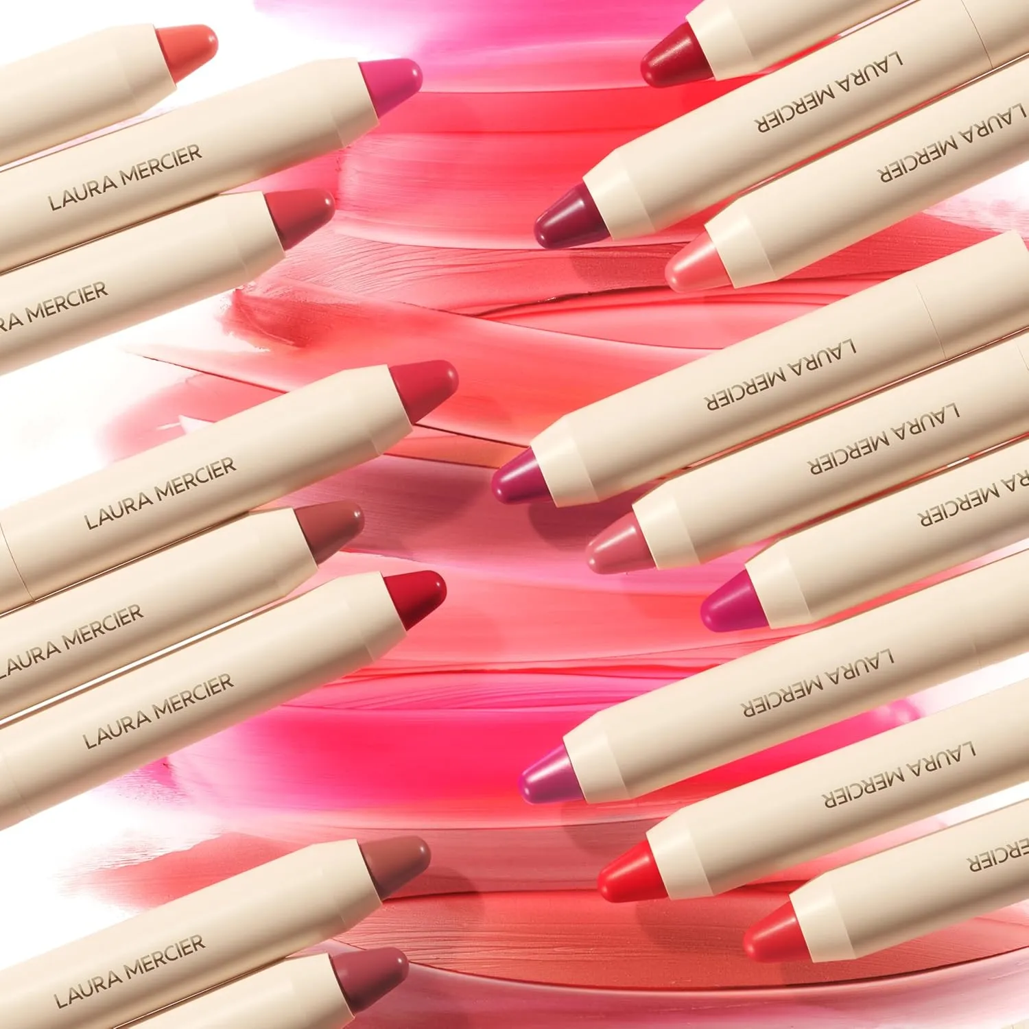 Laura Mercier Petal Soft Lipstick Crayon, 24HR Lip Softening Hydration, 12HR Sheer Matte Lip Color, Comfortable Weightless Wear, Diffused, Blurred Effect, Limited Edition Set