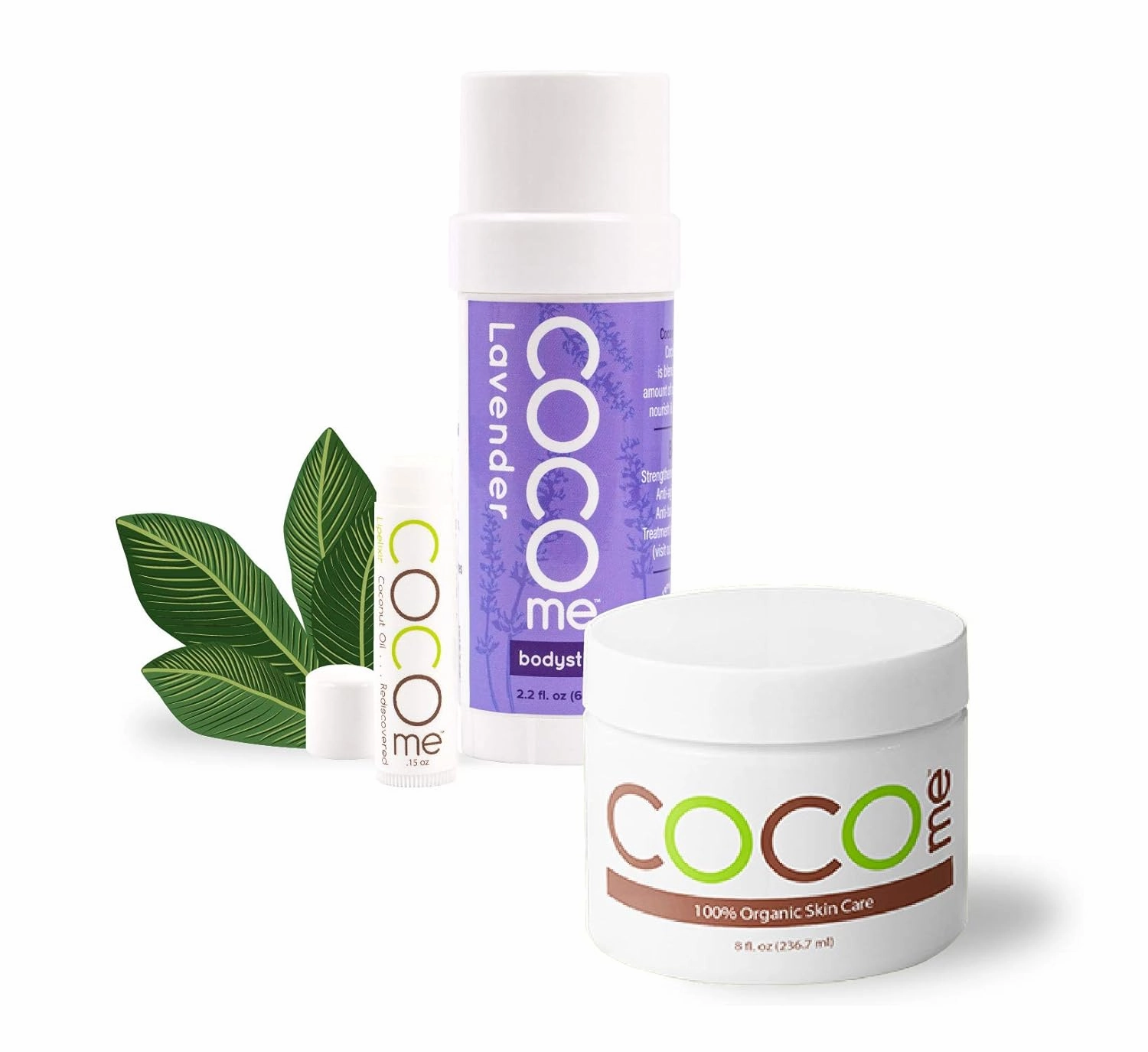 Lavender body stick, 8 oz jar plus lip balm