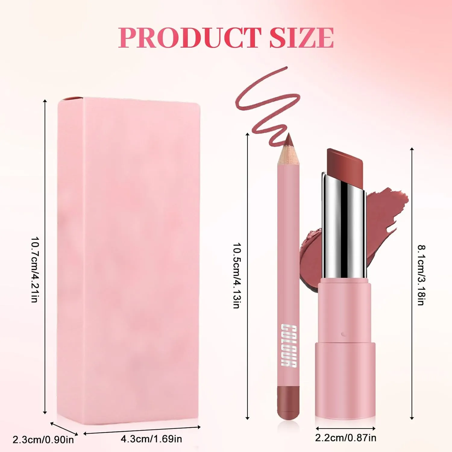 Lifter Glaze Lip Balm, 2025 New Long Lasting Lipstick, Moisturizing Lip Liner for Everyday Makeup, Matte 2 In 1 Lipstick for Women (#05)