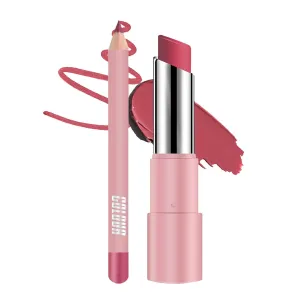 Lifter Glaze Lip Balm, 2025 New Long Lasting Lipstick, Moisturizing Lip Liner for Everyday Makeup, Matte 2 In 1 Lipstick for Women (#05)