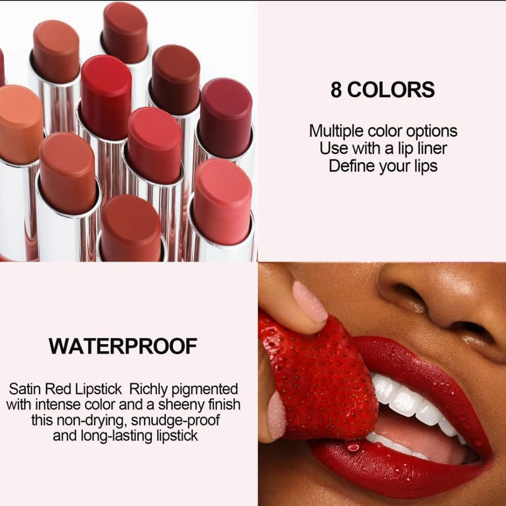 Lifter Glaze Oil Balm, Genli Lip Balm Lipstick, Lipstick and Lips Liner 2 in 1, Lip balm for 24h Moisturizing Smooth Shine Balms Set, Non-stick Cup Long-Lasting Waterproof