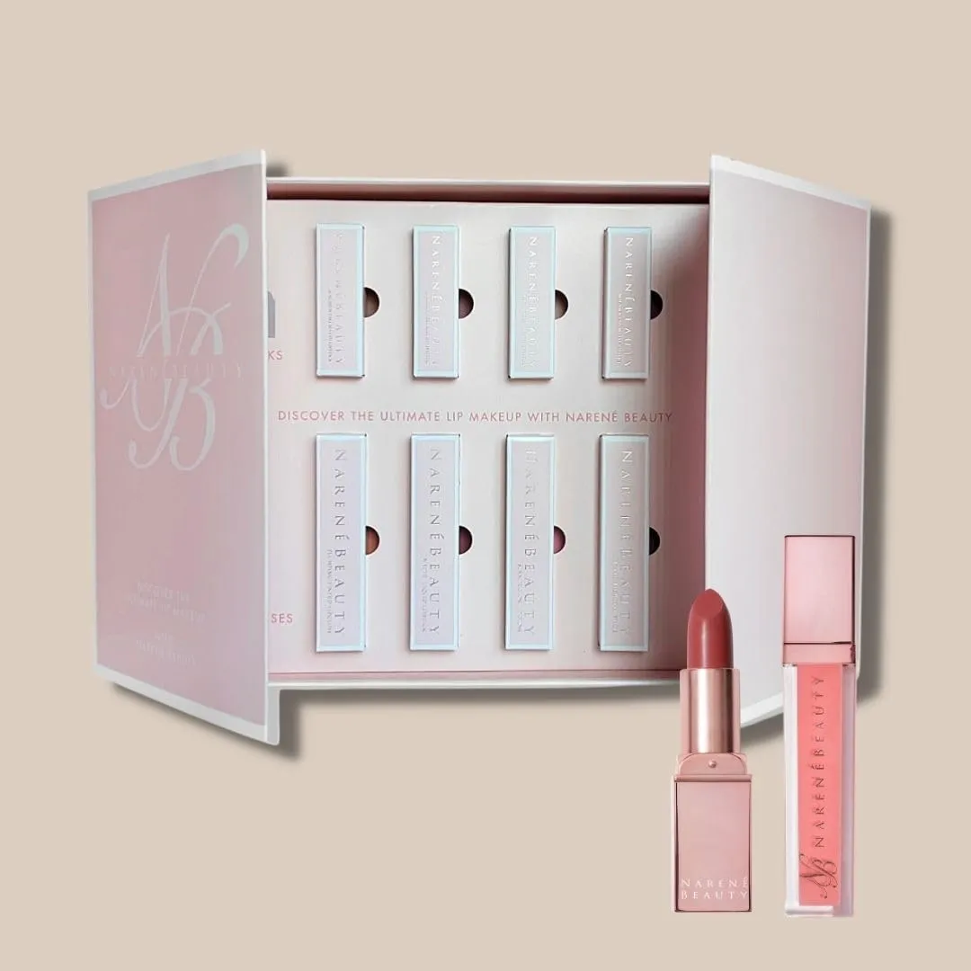 Lip Bundle - Includes 4 Magnificent Matte Lipstick, 2 Liquid Matte Lipsticks, 1 Plumping Tinted Lip Gloss, 1 Summer Glow Lip Gloss, Cruelty Free, Vegan, Paraben Free - Made in Italy