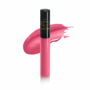Lip Gloss 7ml 90% Organic Moisturizing Lip gloss Non Sticky Shiny Natural Colorants For Light Glossy Coverage Gluten Free Paraben Free | Pink Rose | Mama