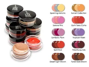 LIP INK Organic Vegan Tinted Waxless Lip Balm (Sunset #3)